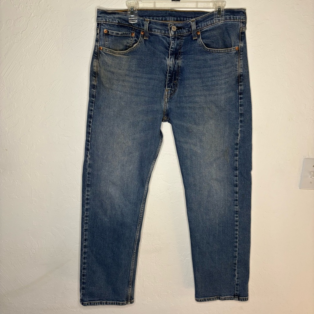 Levi’s 505 Jeans Mens 37x29 (tag 36x30) Blue Regular Fit Classic Denim Casual